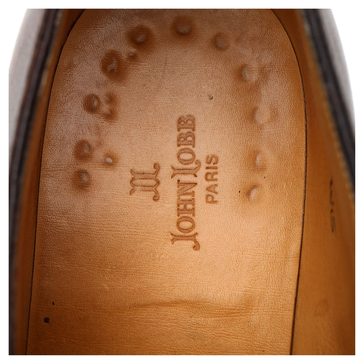 &#39;Fould&#39; Brown Leather Monk Strap UK 10.5 E