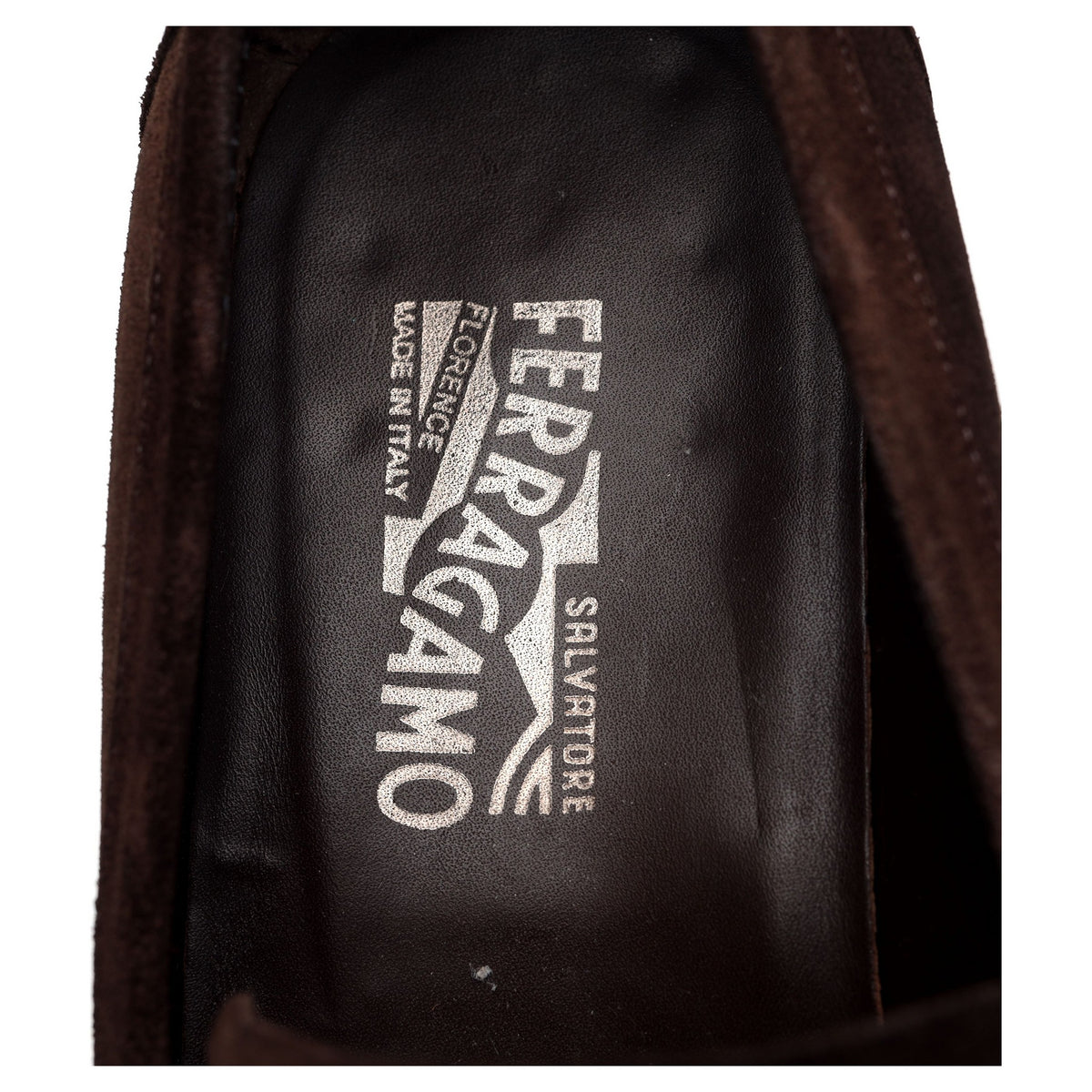 Dark Brown Suede Loafers UK 11.5