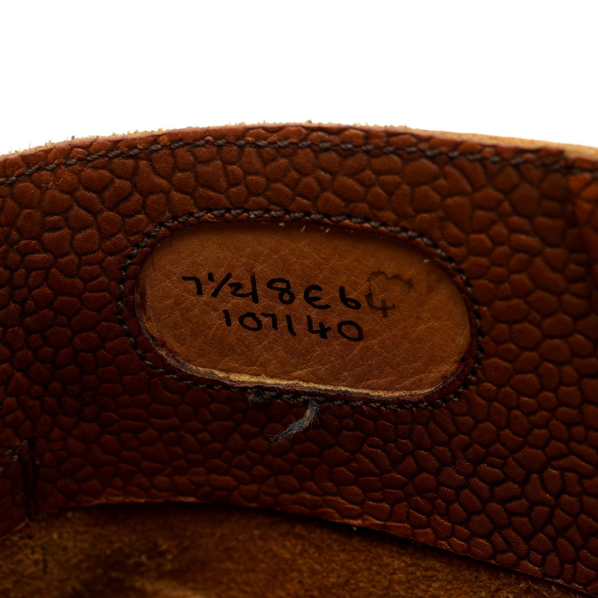 &#39;Galway&#39; Tan Brown Grain Leather Boots UK 7.5 E