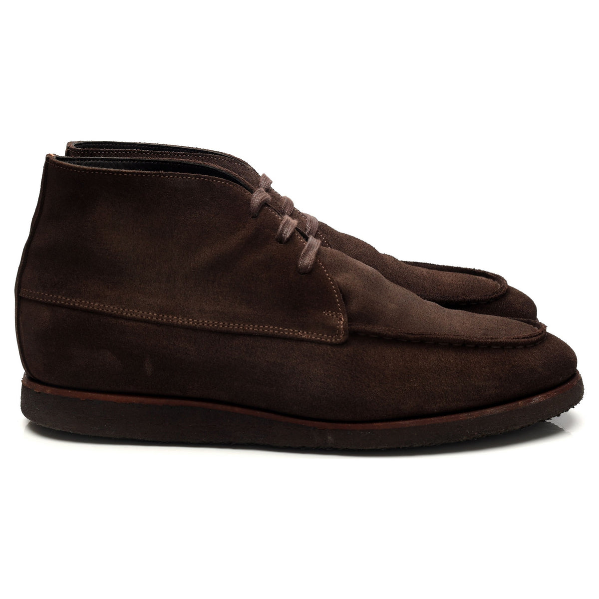 Dark Brown Suede Alpine Boots UK 11.5
