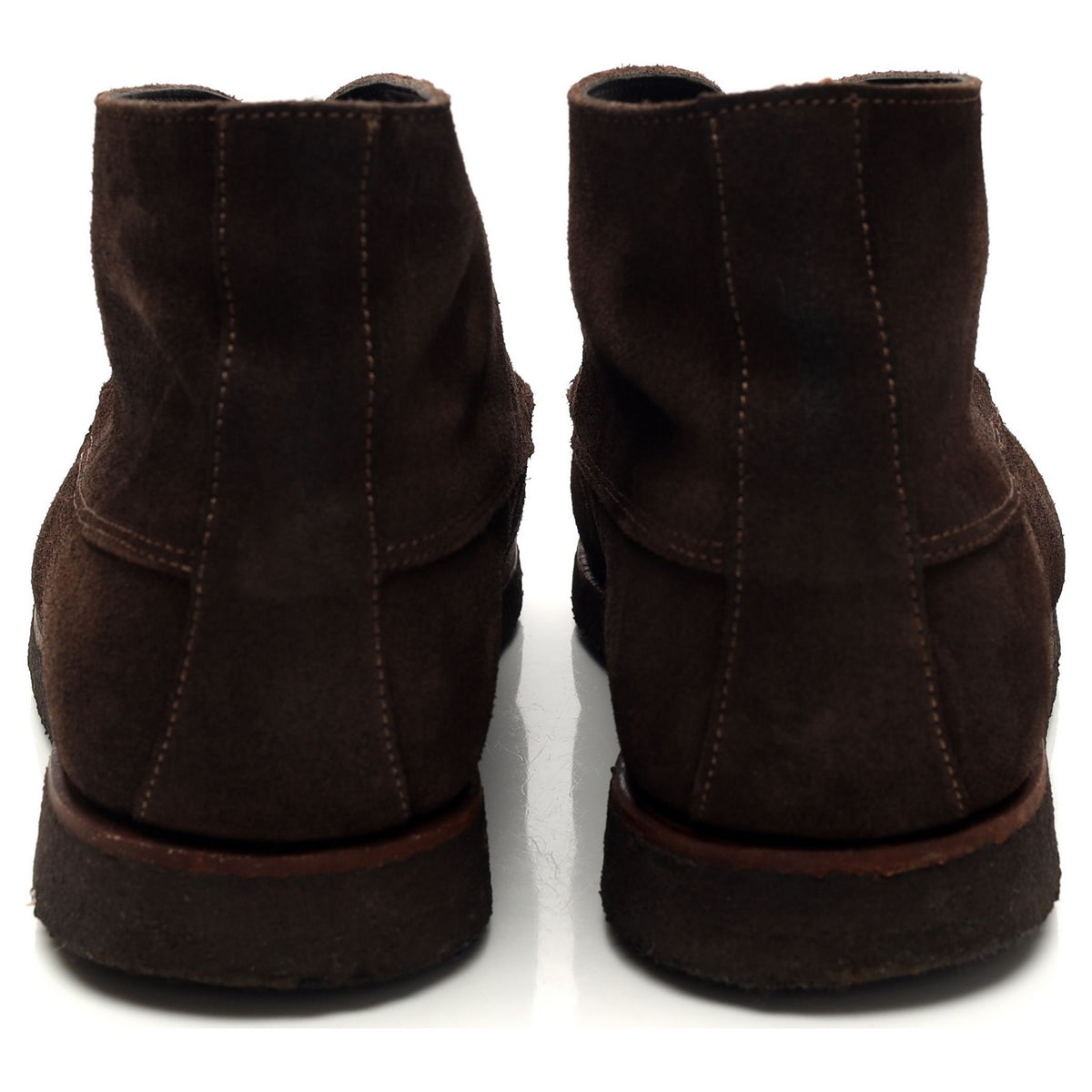 Dark Brown Suede Alpine Boots UK 11.5
