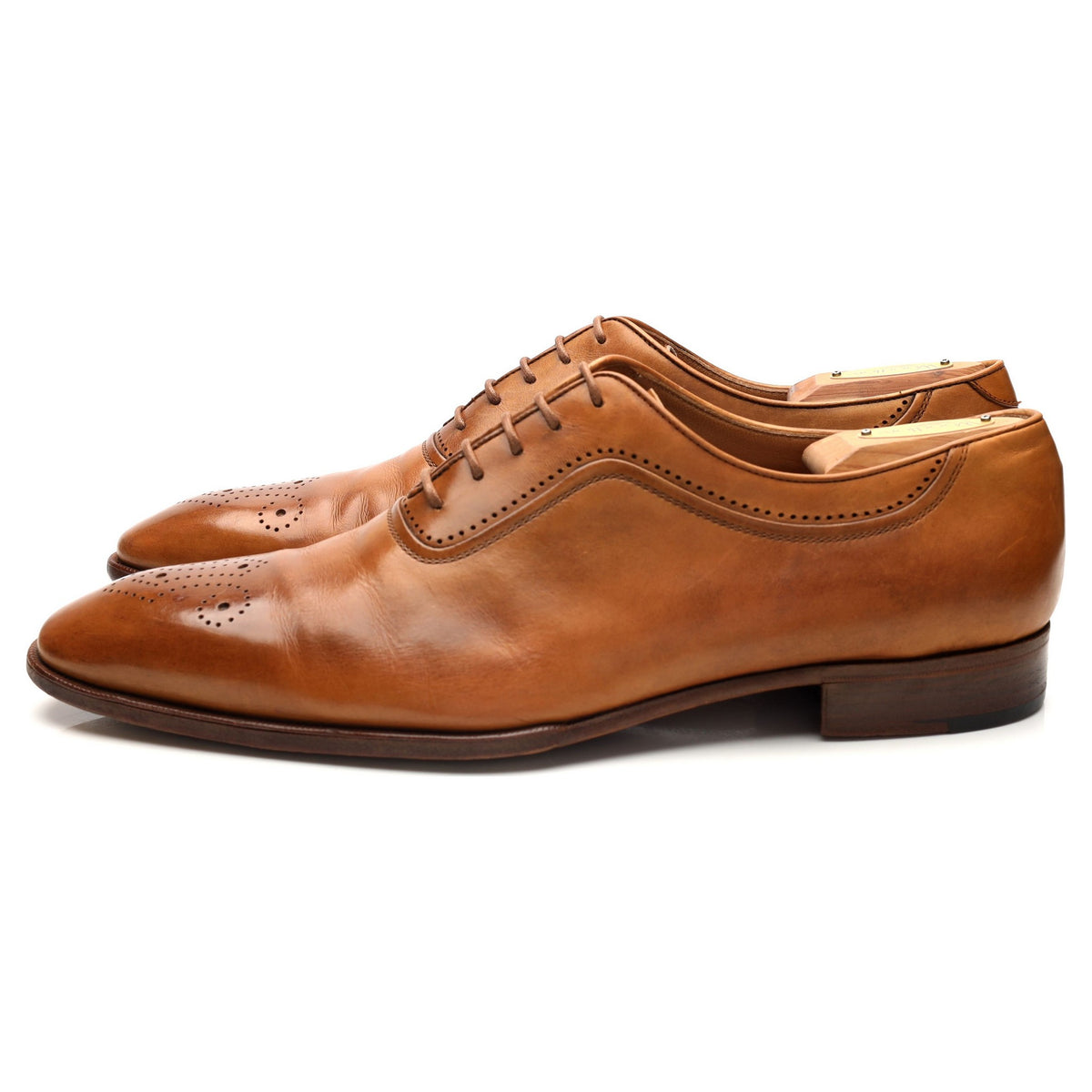 Tan Brown Leather Oxford UK 10 US 10.5