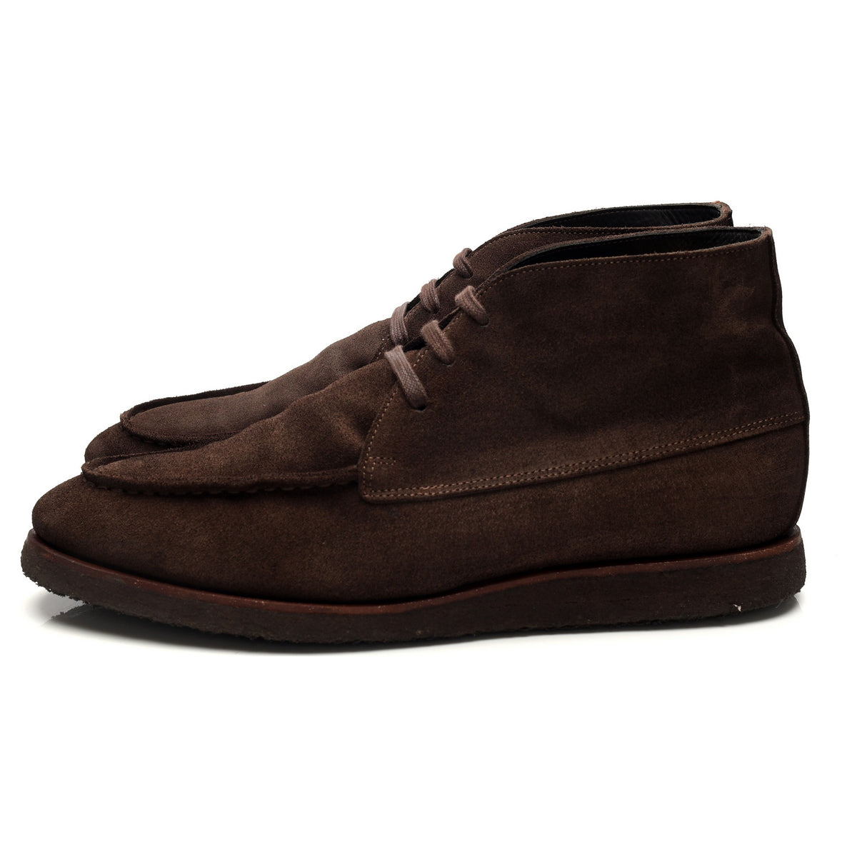 Dark Brown Suede Alpine Boots UK 11.5