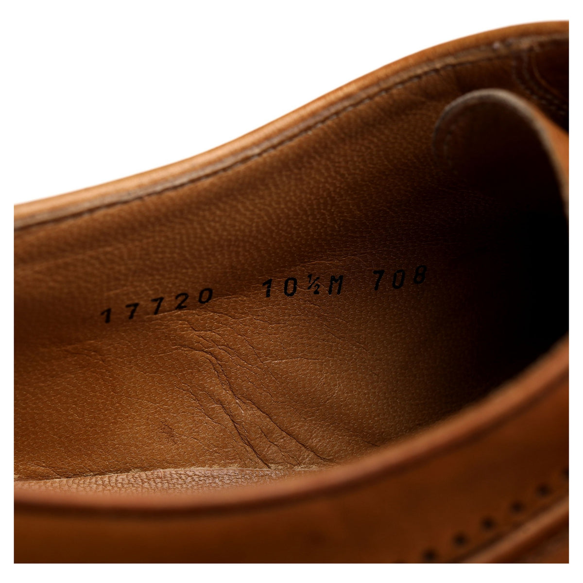 Tan Brown Leather Oxford UK 10 US 10.5