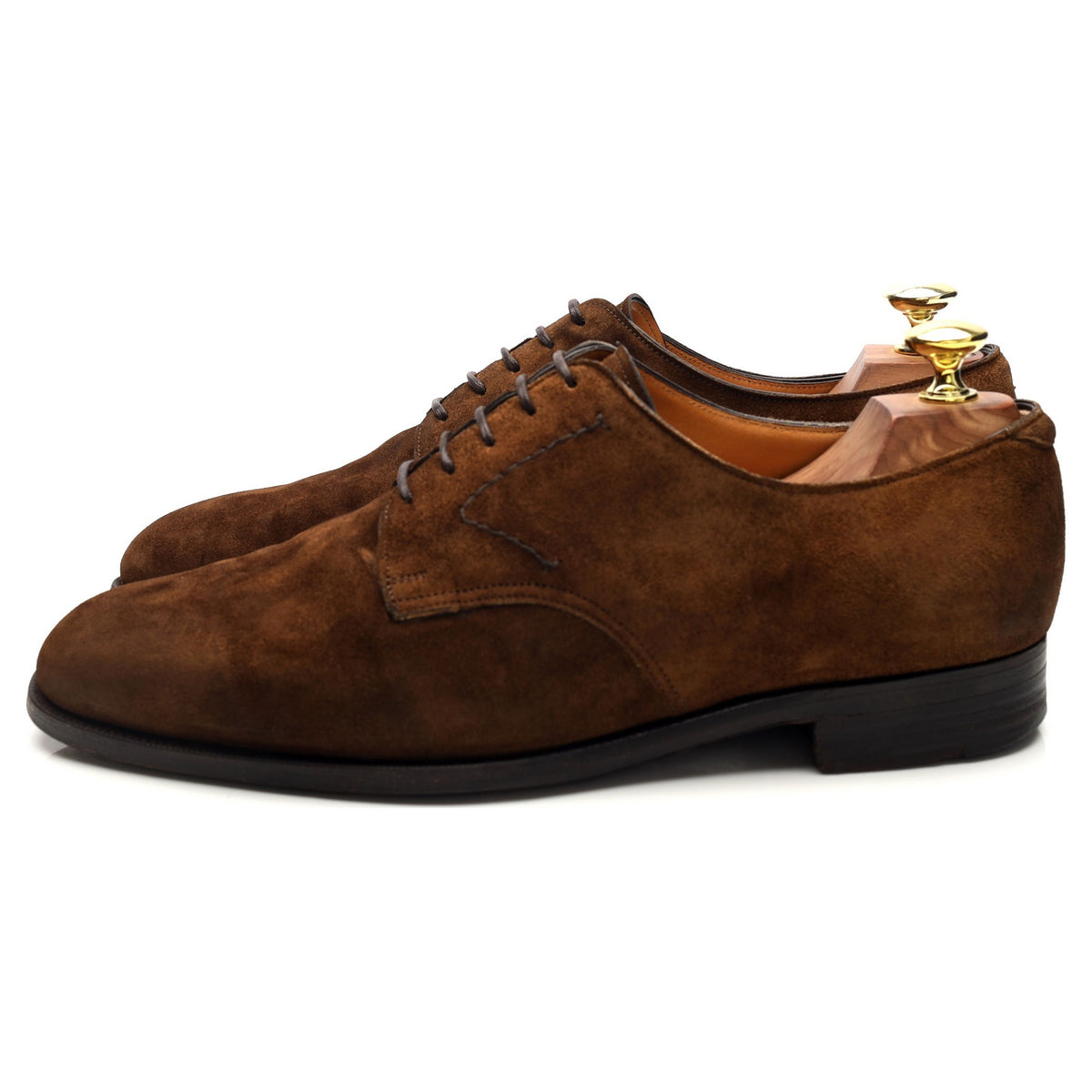 Brown Suede Derby UK 7.5 F