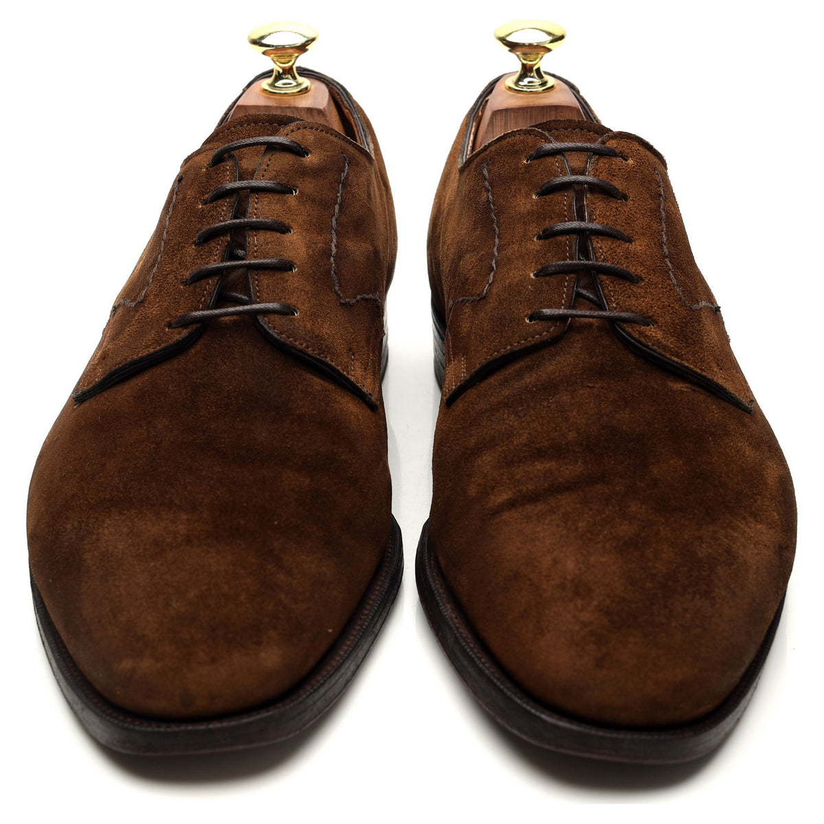 Brown Suede Derby UK 7.5 F