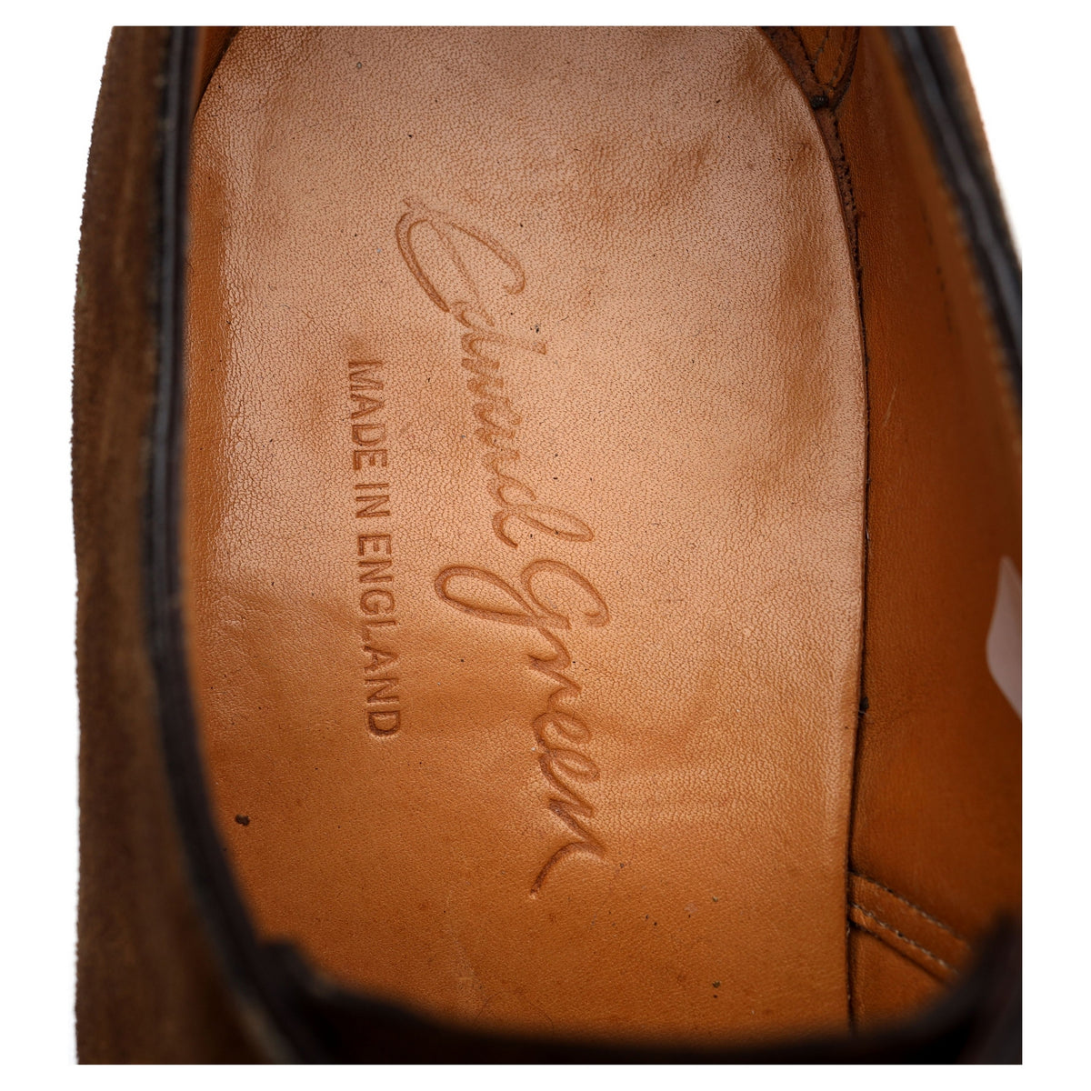 Brown Suede Derby UK 7.5 F