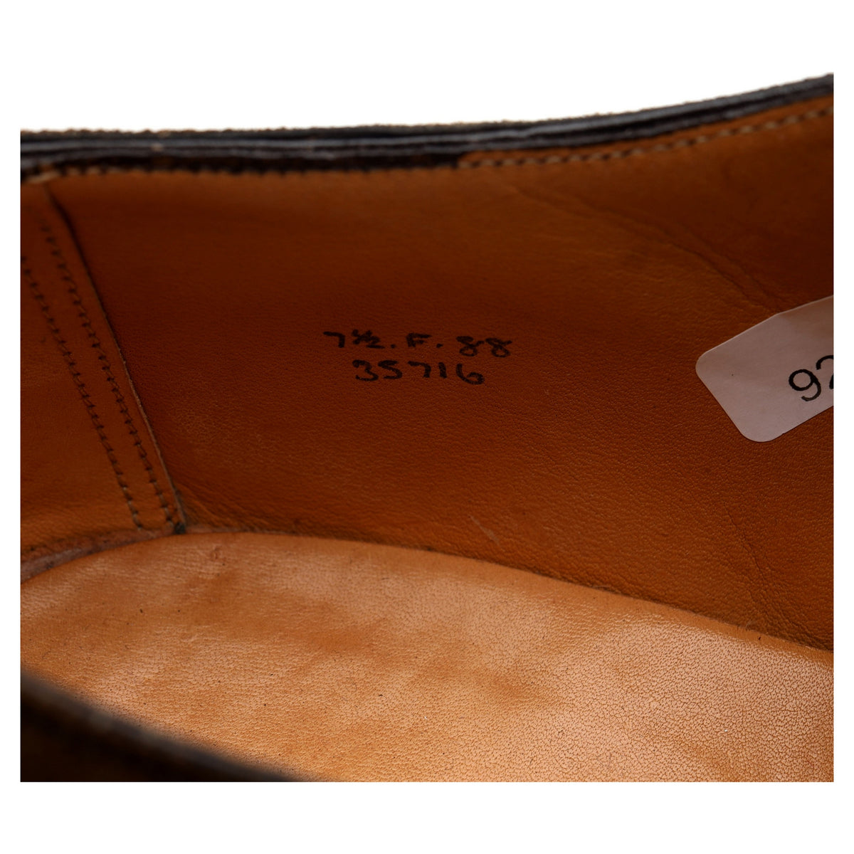 Brown Suede Derby UK 7.5 F