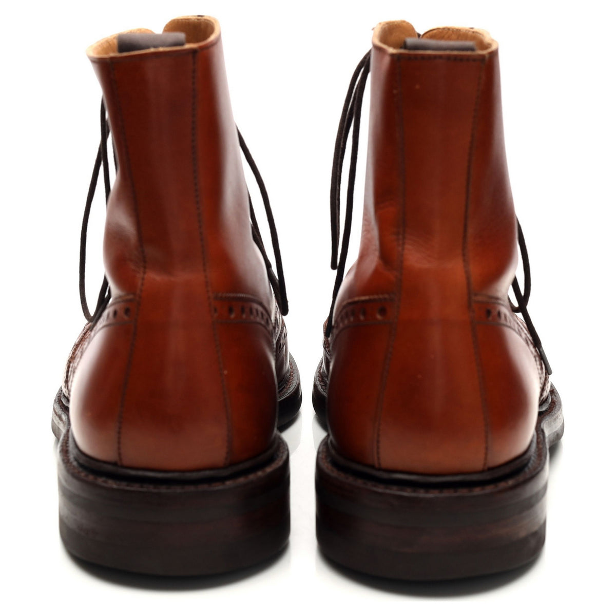 &#39;Skye 3&#39; Tan Brown Leather Boots UK 7.5 E
