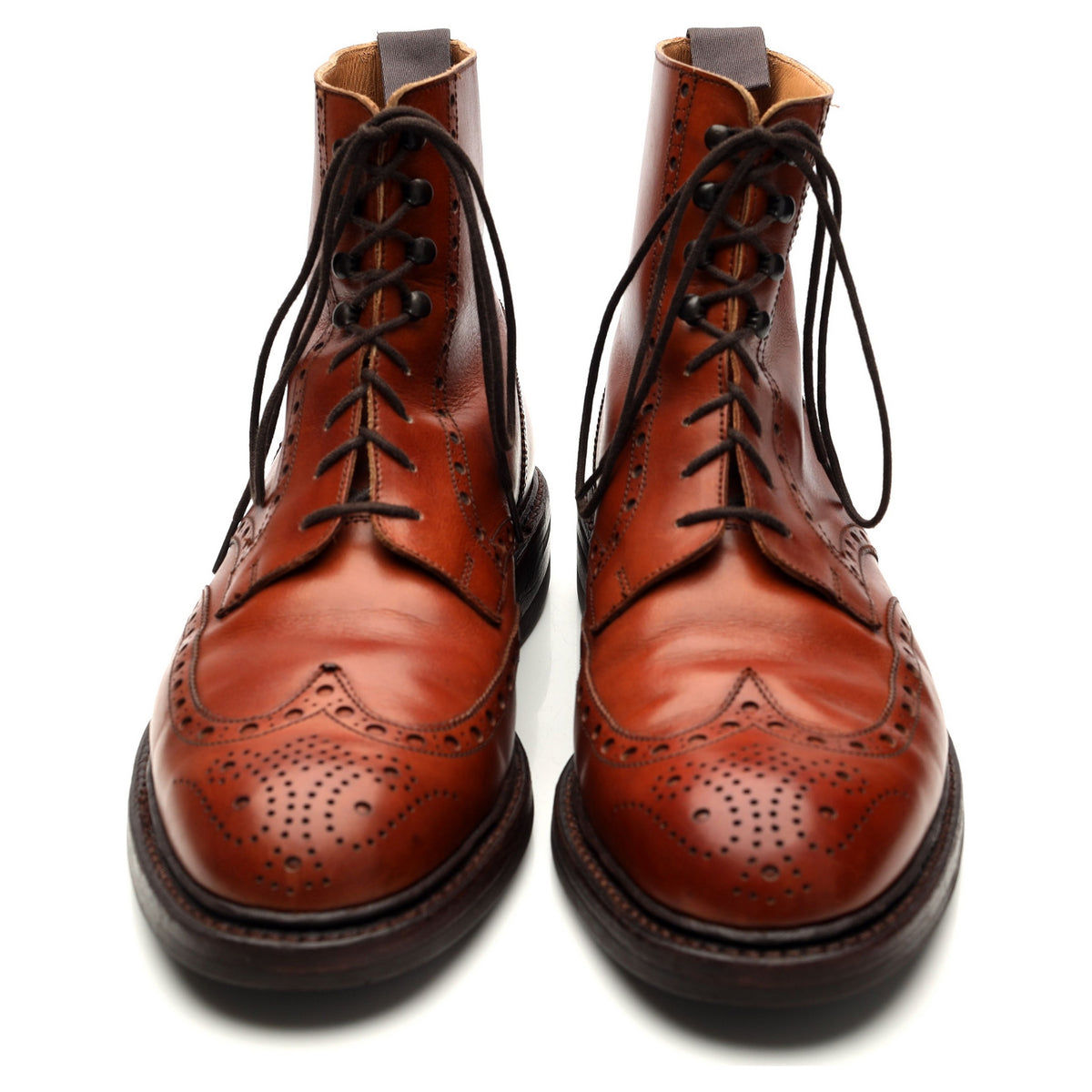 &#39;Skye 3&#39; Tan Brown Leather Boots UK 7.5 E