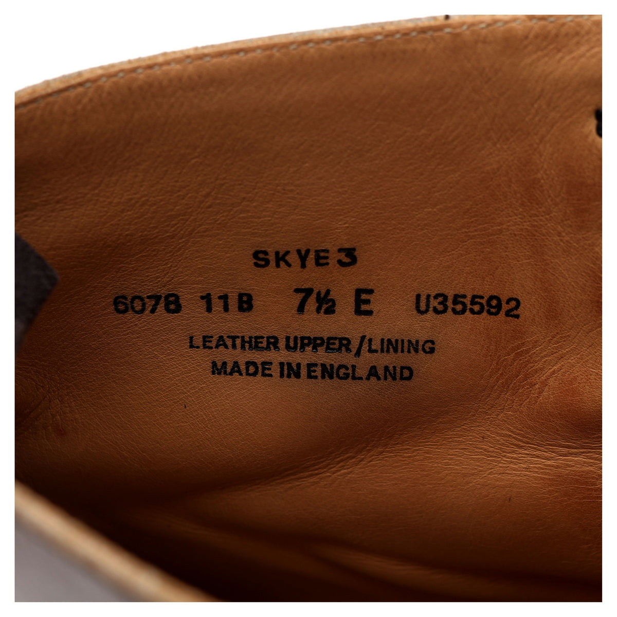 &#39;Skye 3&#39; Tan Brown Leather Boots UK 7.5 E