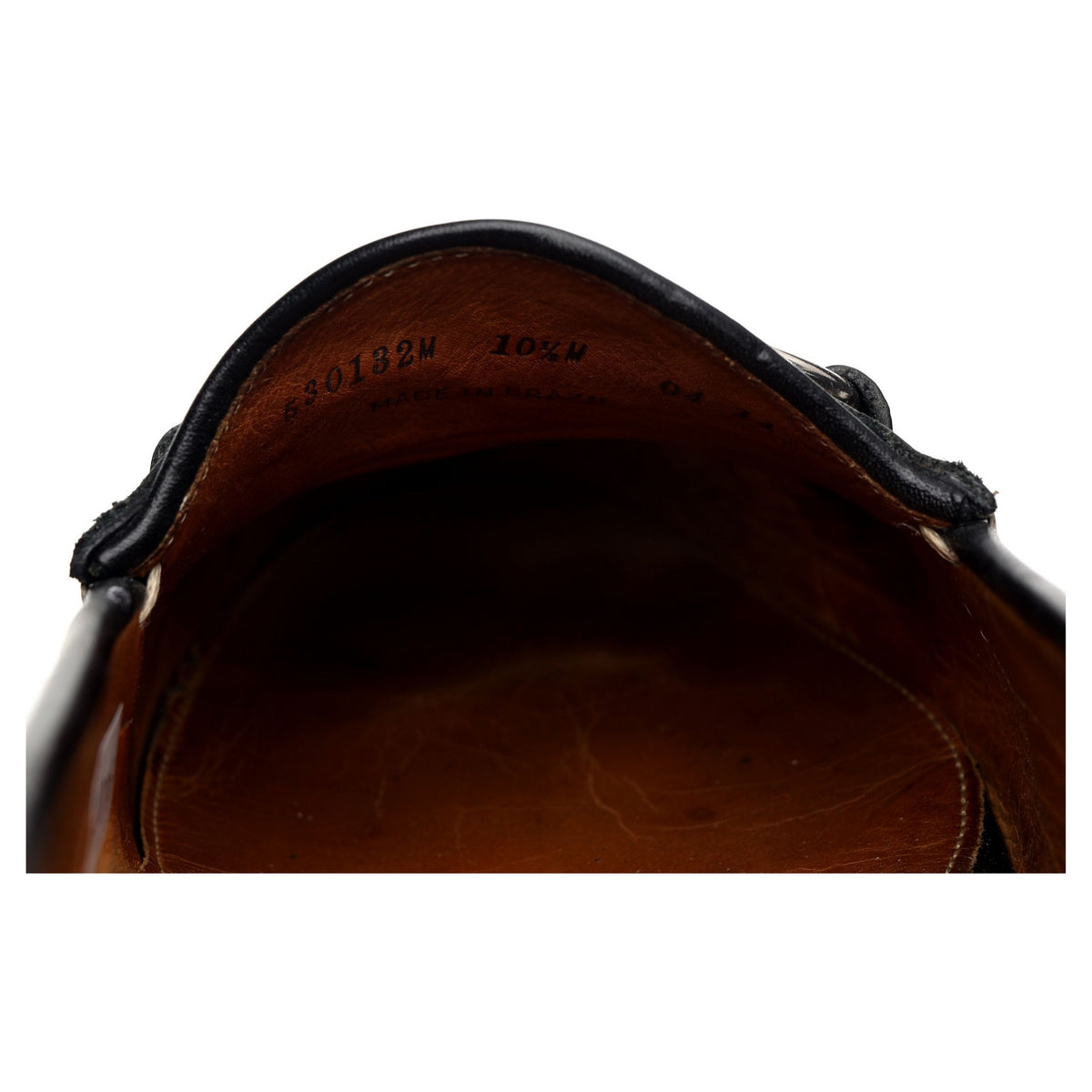 'Saxon' Black Crocodile Grain Leather Horsebit Loafers UK 9.5 US 10.5