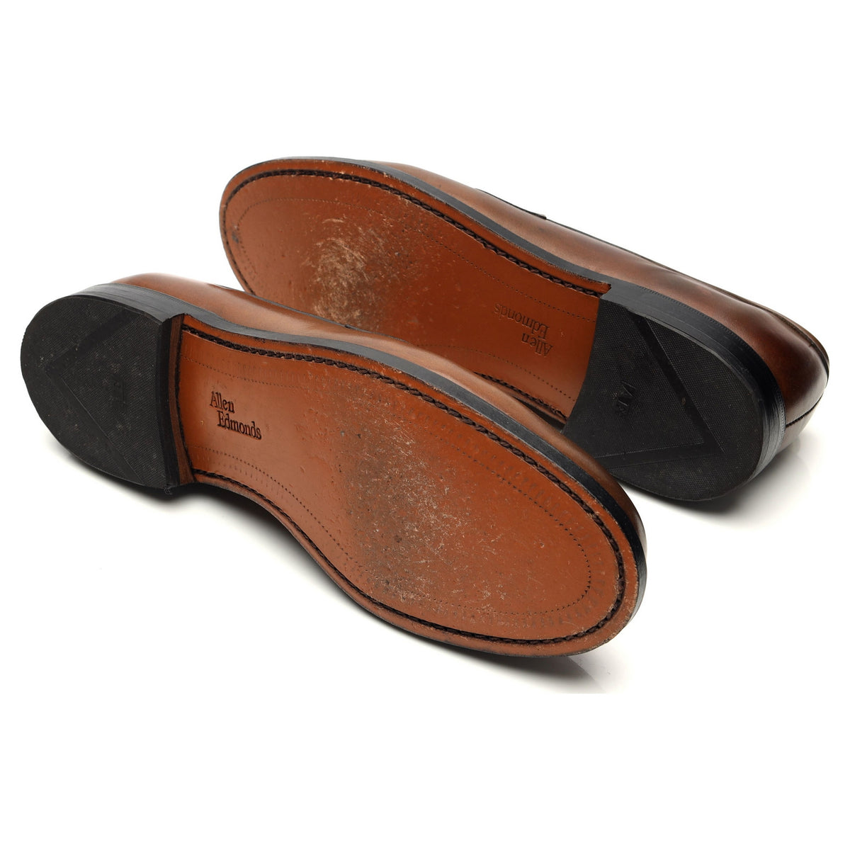 &#39;Ascher&#39; Brown Leather Loafers UK 8 US 9 D