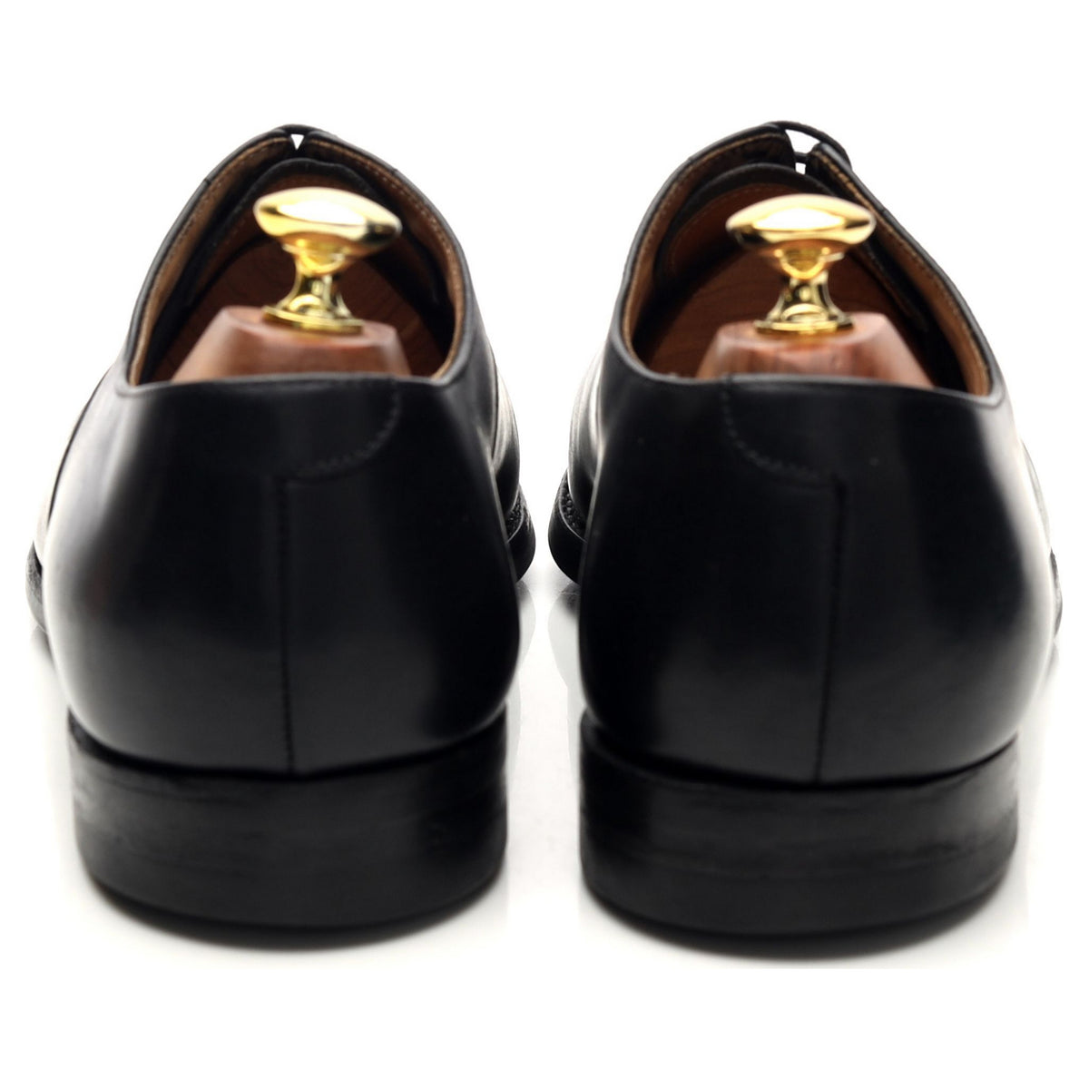 &#39;Hallam&#39; Black Leather Oxford UK 8.5 E