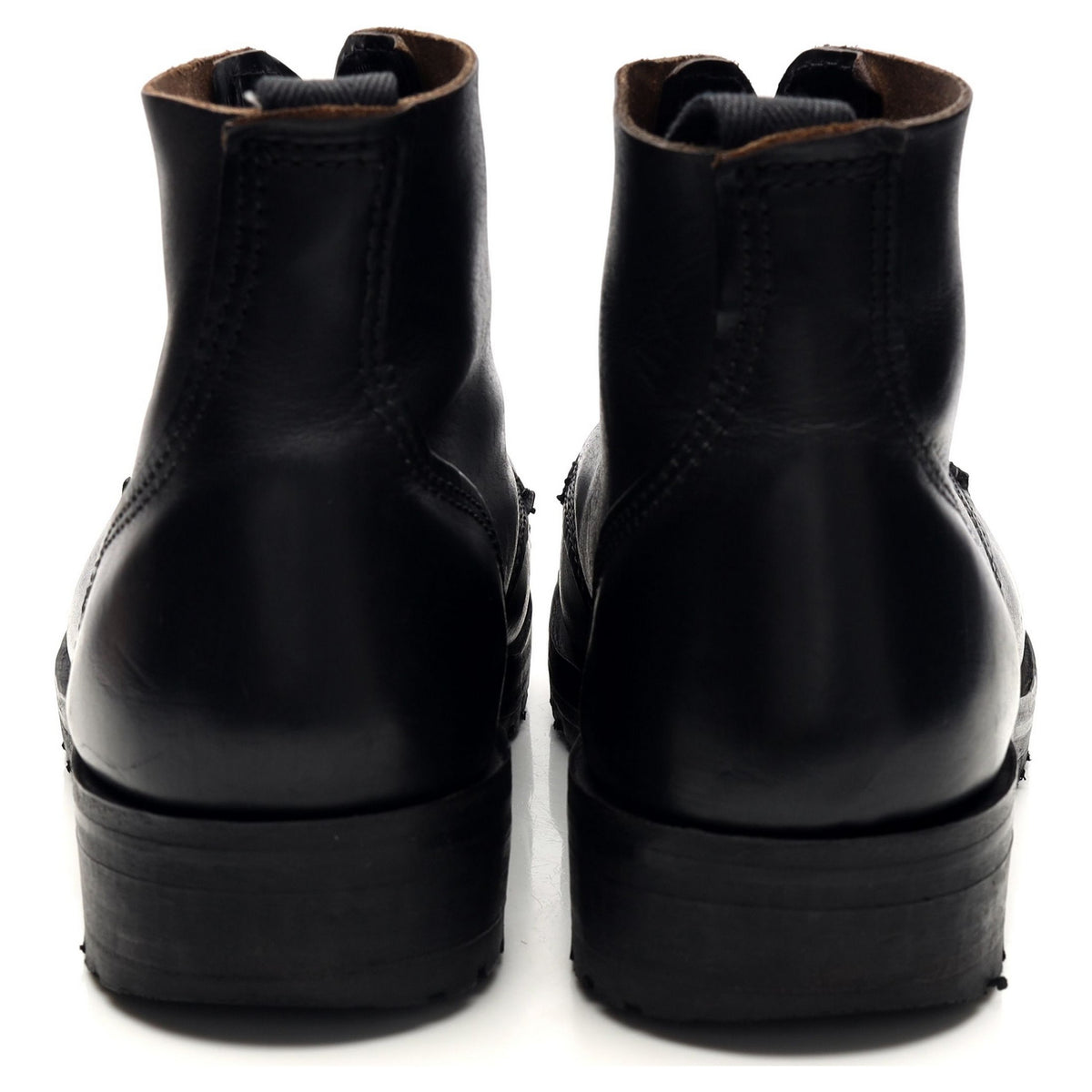 MTO Black Chromexcel Leather Cap Toe Ammo Boots UK 7