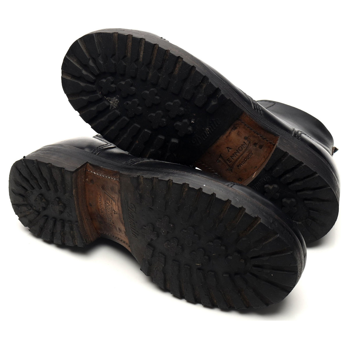 MTO Black Chromexcel Leather Cap Toe Ammo Boots UK 7