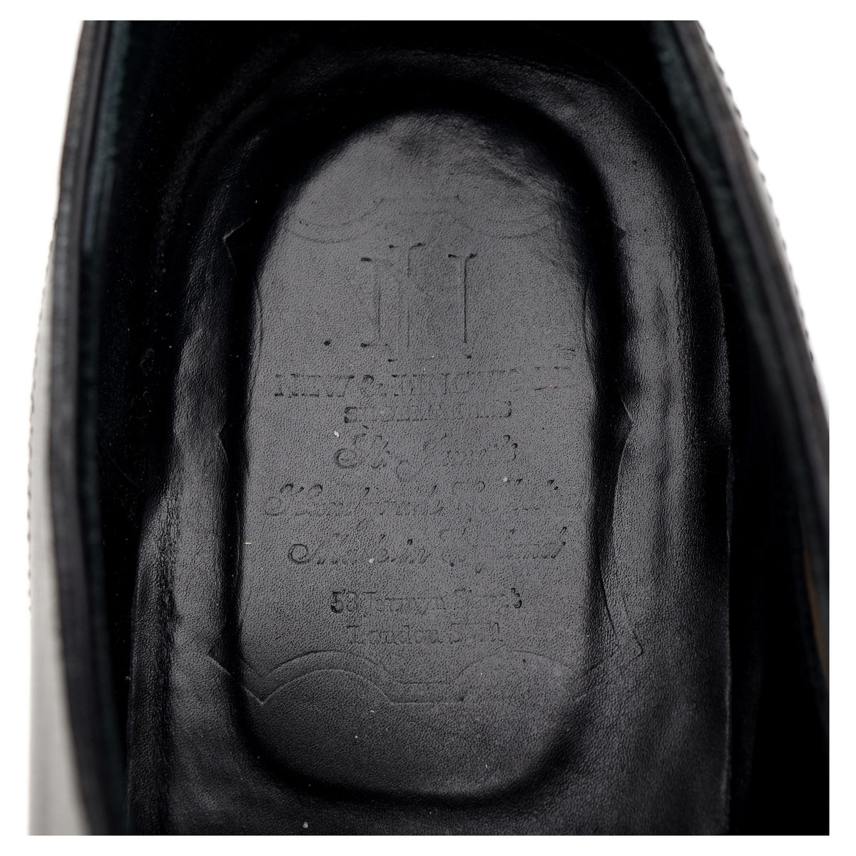 Black Leather Oxford Brogues UK 10 E