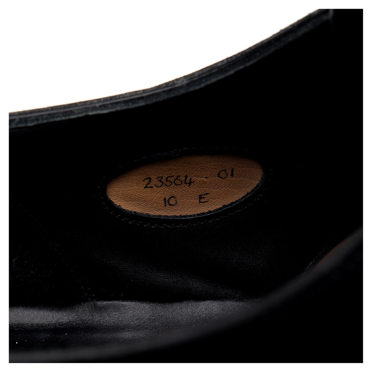 Black Leather Oxford Brogues UK 10 E