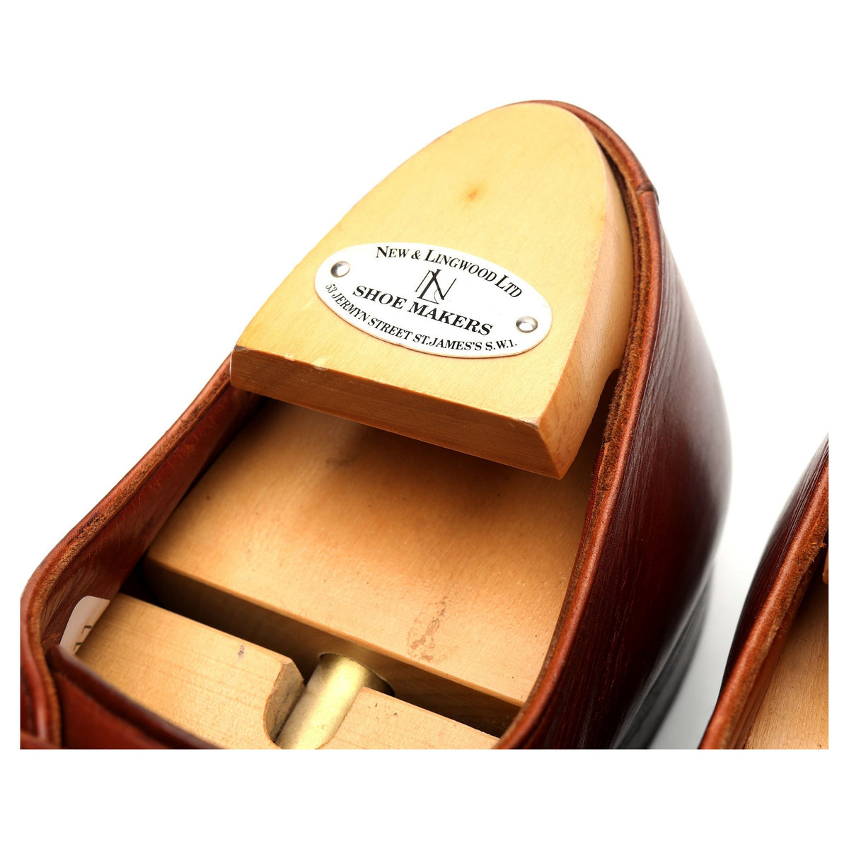 Tan Brown Leather Double Monk Strap UK 10 E