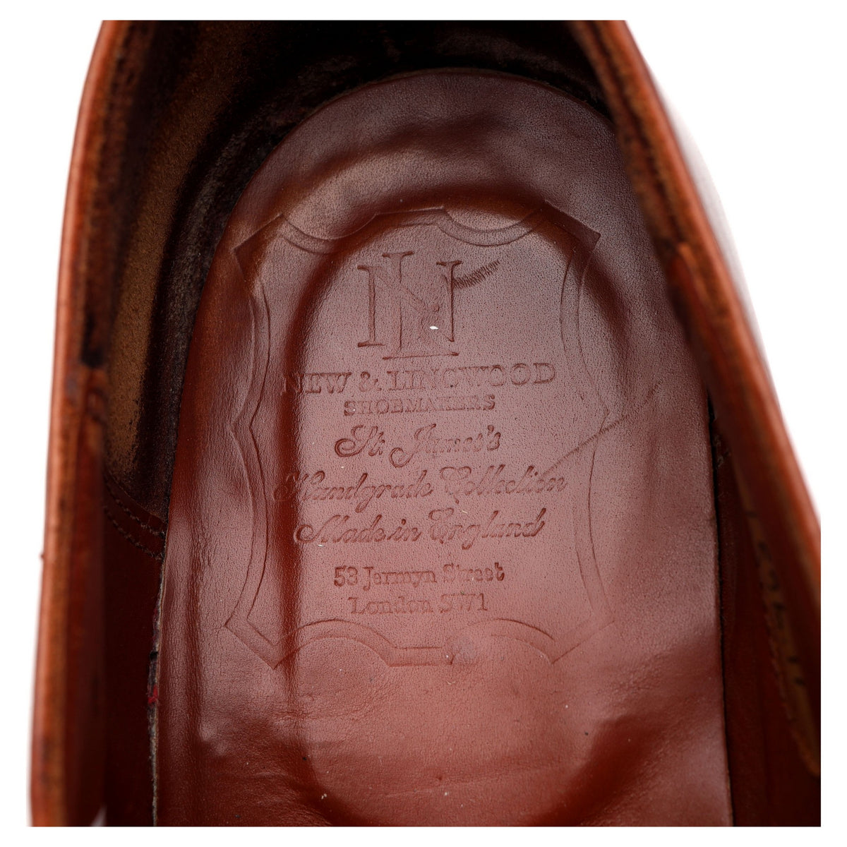 Tan Brown Leather Double Monk Strap UK 10 E