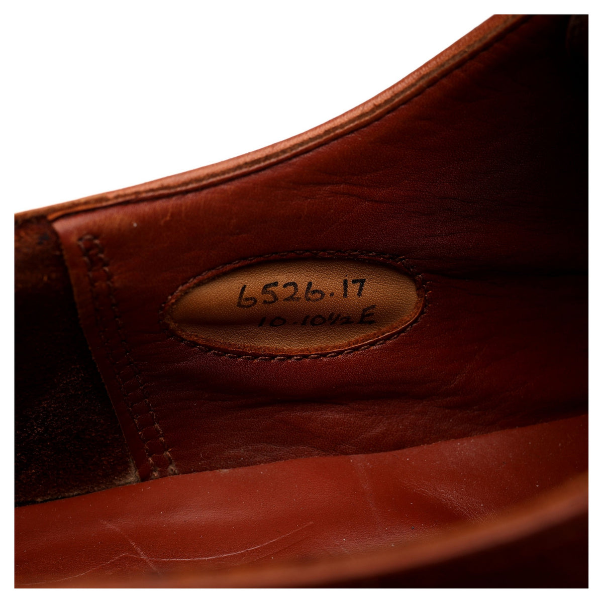 Tan Brown Leather Double Monk Strap UK 10 E