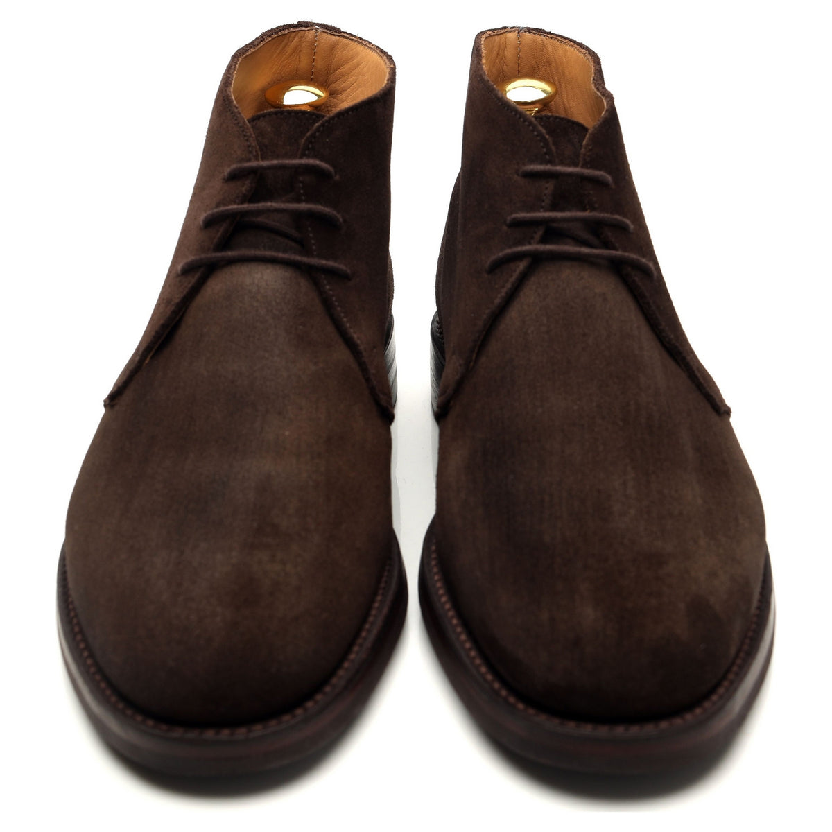 &#39;Chiltern&#39; Dark Brown Suede Chukka Boots UK 8 E