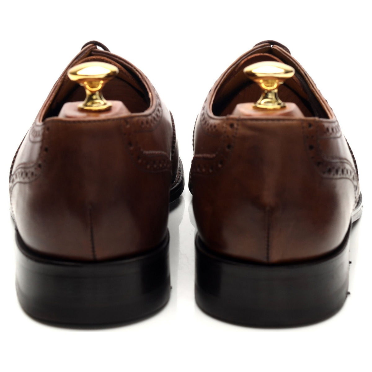Brown Leather Oxford Brogues UK 9 F