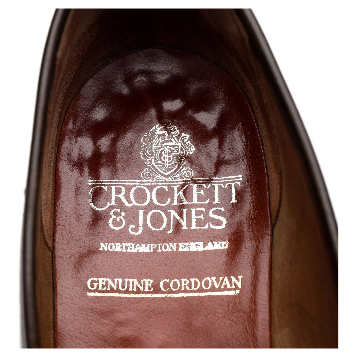 'Harvard' Dark Brown Cordovan Leather Loafers UK 6.5 E