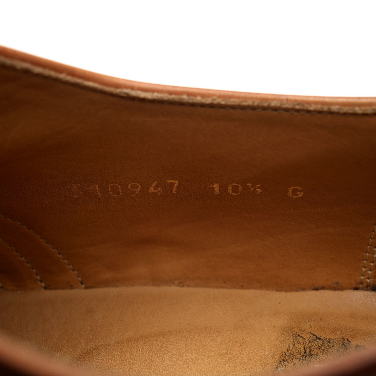 &#39;Wallace&#39; Tan Brown Leather Oxford Brogues UK 10.5 G