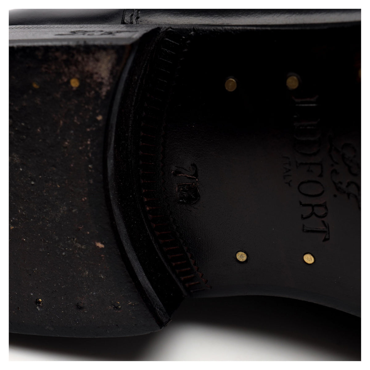 Black Leather Chelsea Boots UK 7.5 F