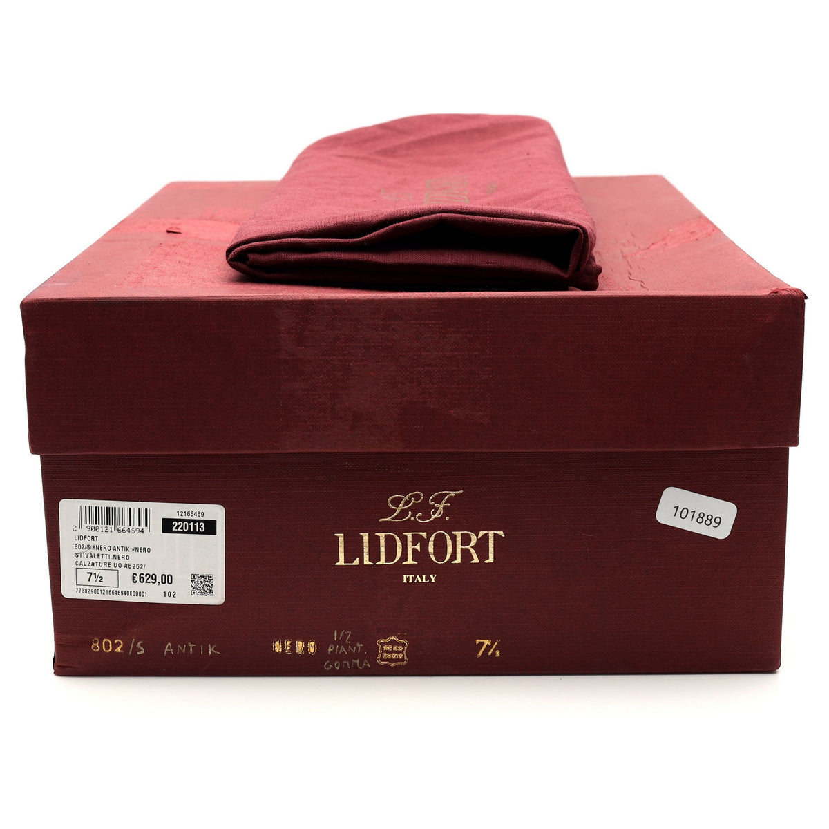 Black Leather Chelsea Boots UK 7.5 F