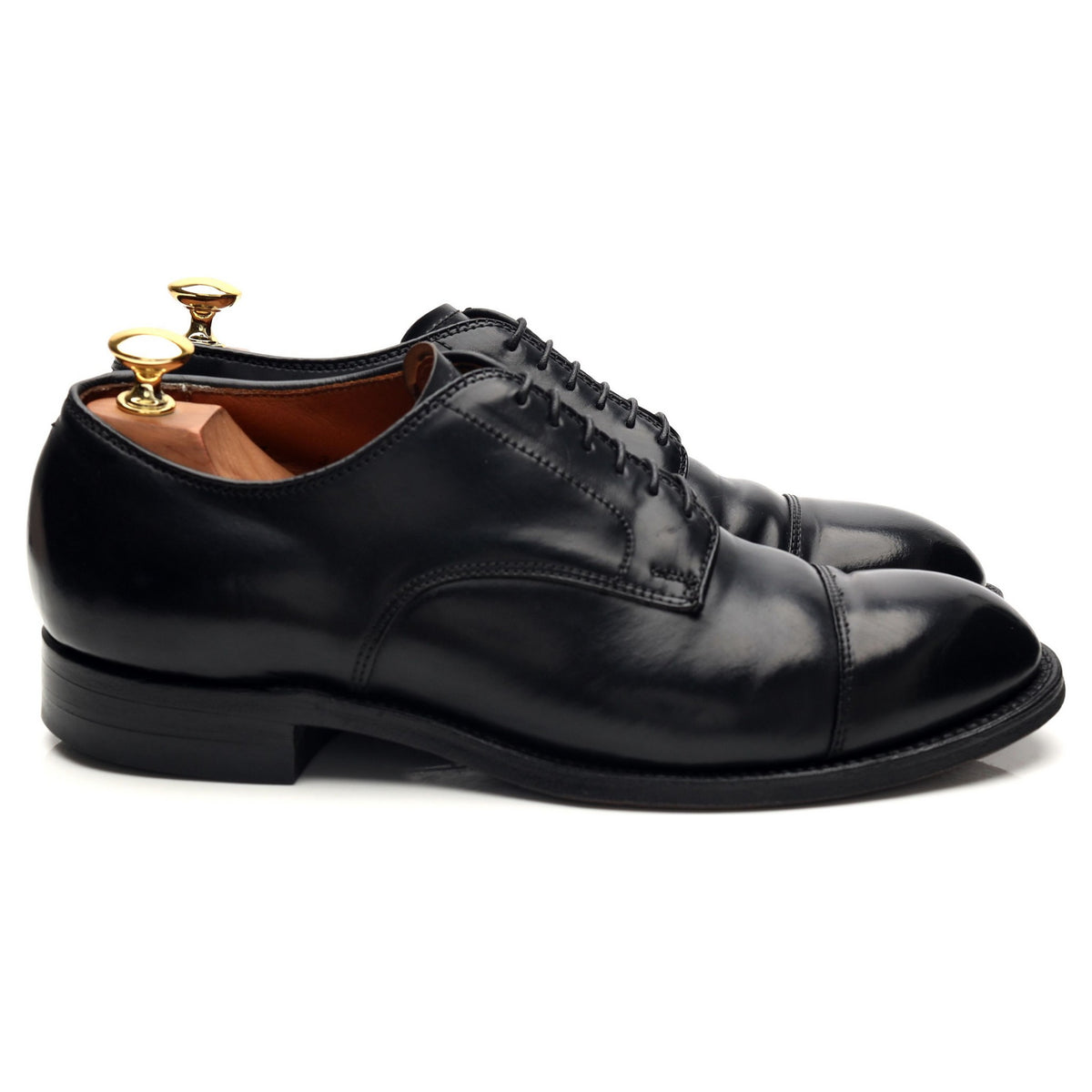 Browns '56657' Black Cordovan Leather Derby UK 6.5 US 7 D
