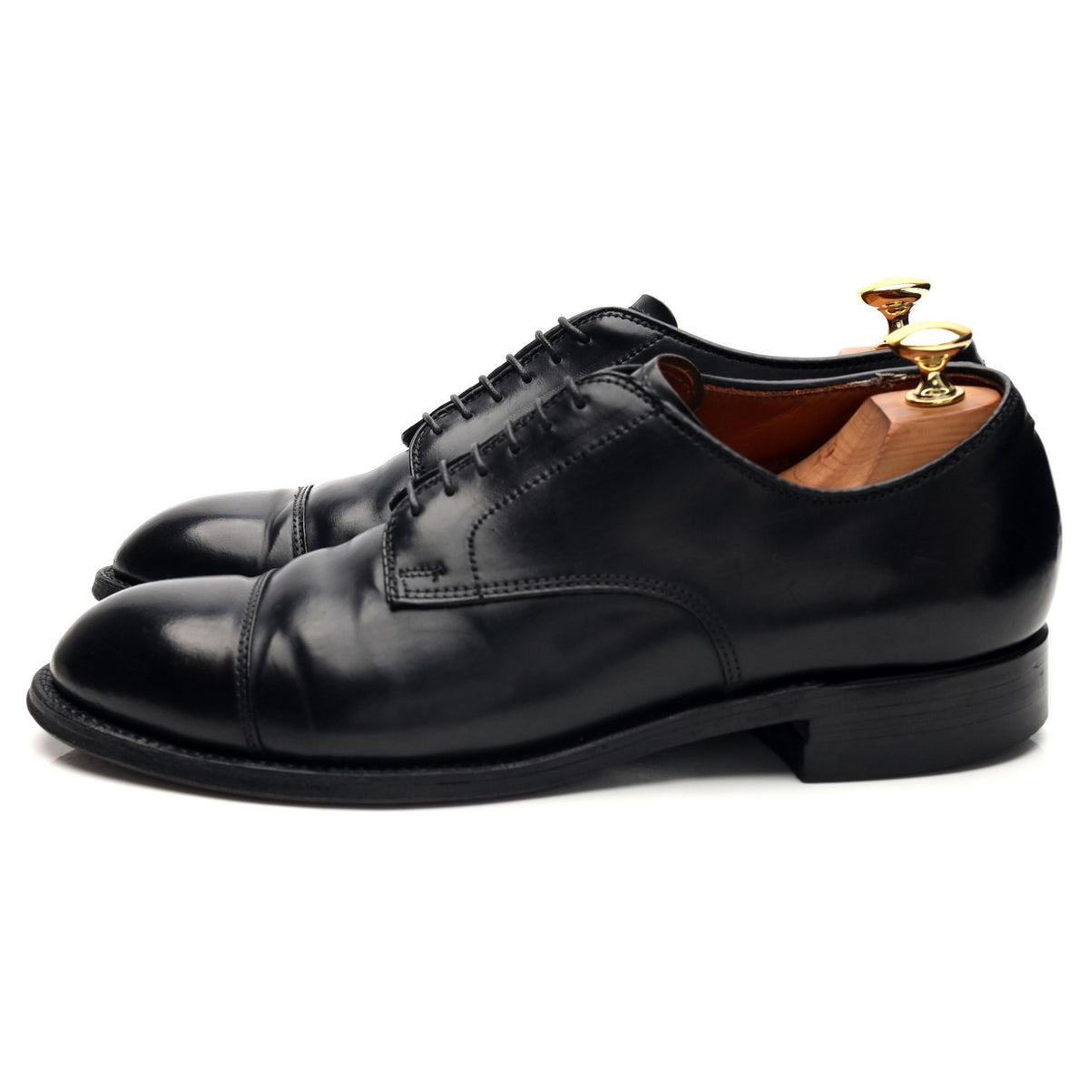Browns '56657' Black Cordovan Leather Derby UK 6.5 US 7 D