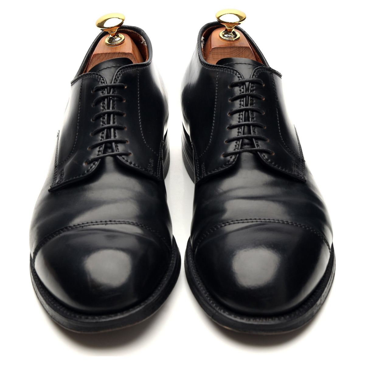 Browns '56657' Black Cordovan Leather Derby UK 6.5 US 7 D