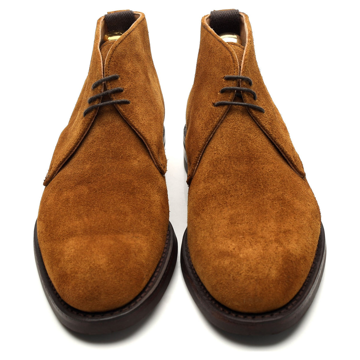 'Jackie lll' Tan Brown Suede Chukka Boots UK 6.5 F