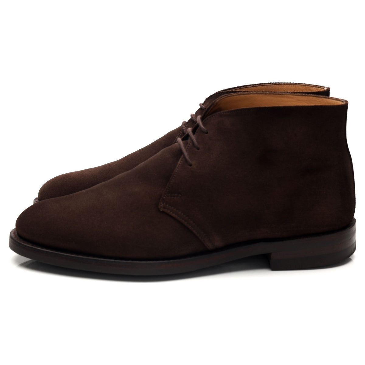 'Chiltern' Dark Brown Suede Chukka Boots UK 9.5 E