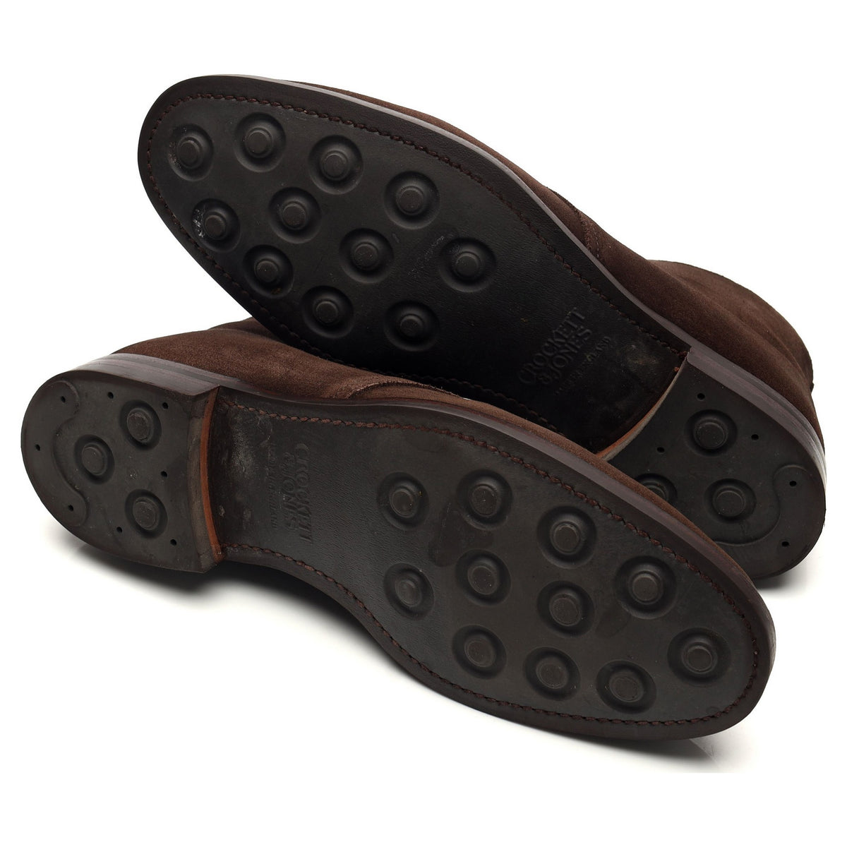 'Chiltern' Dark Brown Suede Chukka Boots UK 9.5 E