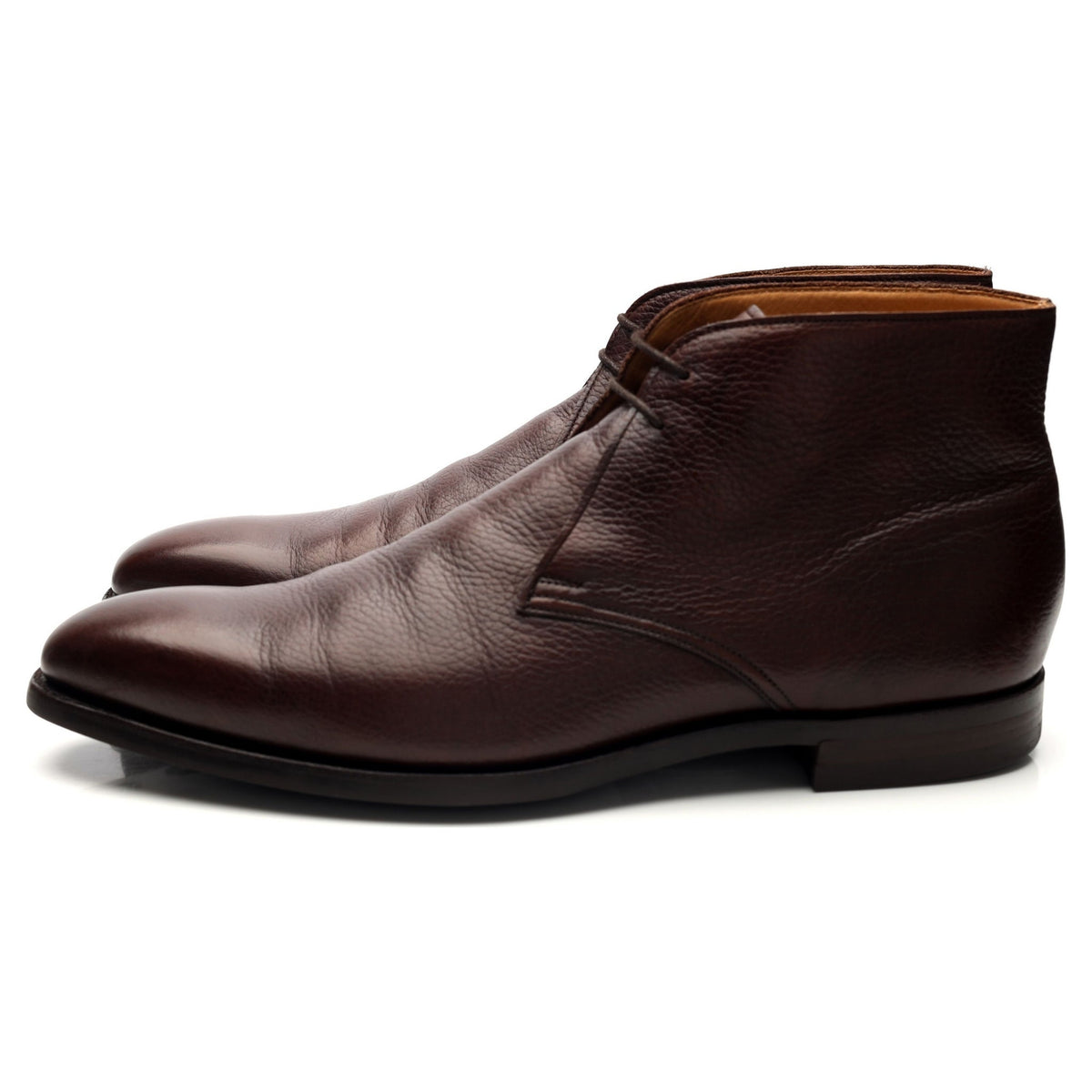 &#39;Tetbury&#39; Dark Brown Leather Chukka Boots UK 11 E