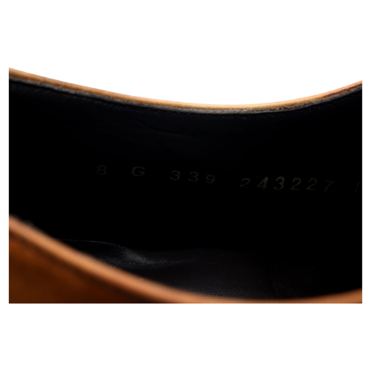 &#39;Latham&#39; Tan Brown Leather Oxford UK 8 G
