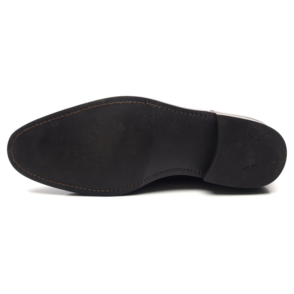 &#39;George&#39; Burgundy Leather Split Toe Derby UK 7.5