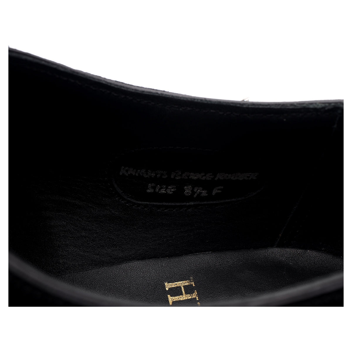 Herring &#39;Knightsbrige&#39; Black Leather Oxford UK 8.5 F