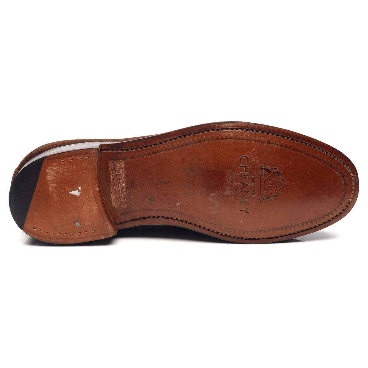 &#39;Hudson&#39; Brown Suede Loafers UK 7 G