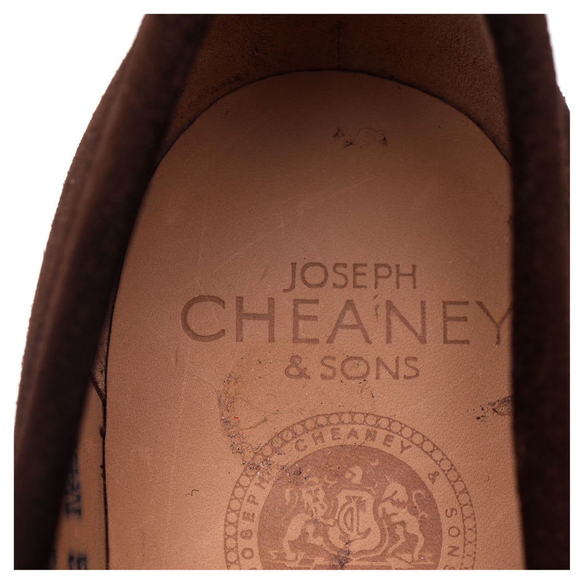 &#39;Hudson&#39; Brown Suede Loafers UK 7 G