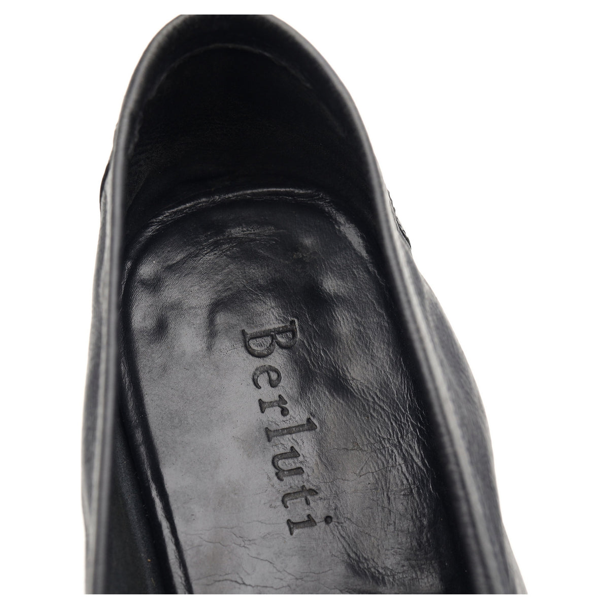 &#39;Lorenzo&#39; Grey Leather Loafers UK 9.5