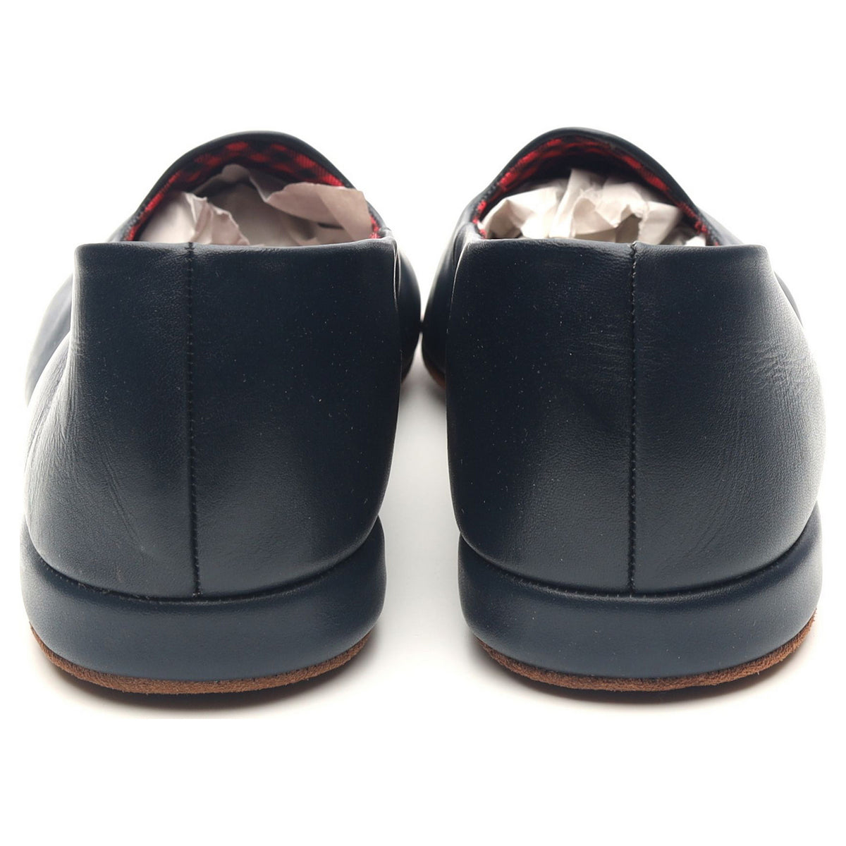 Women&#39;s &#39;Corinth&#39; Blue Leather Slippers UK 7.5