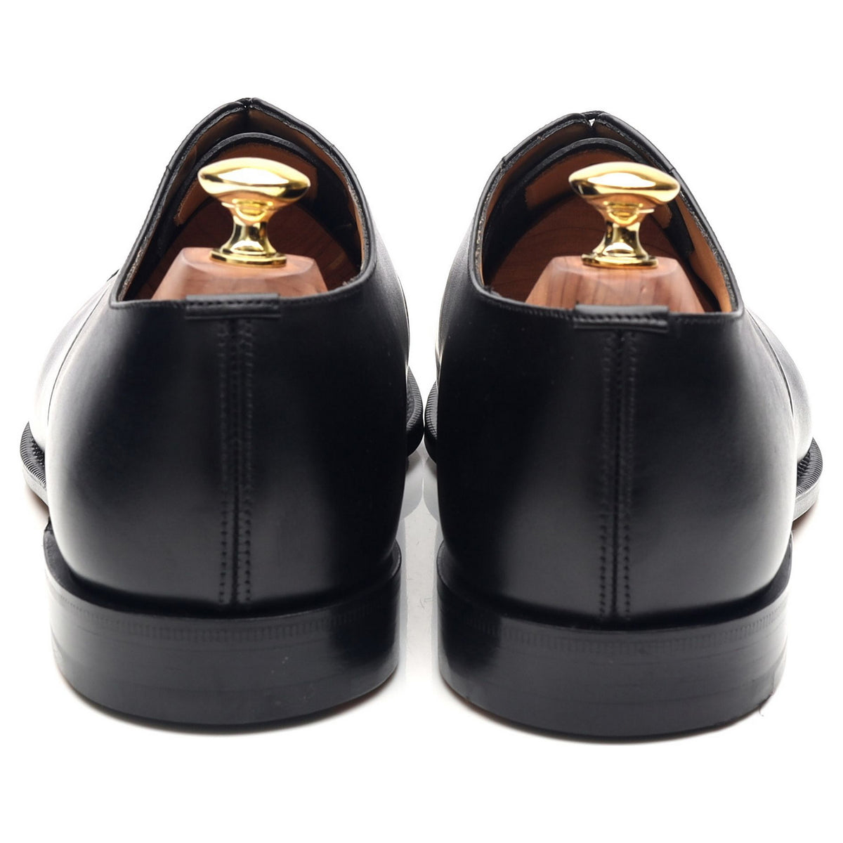 &#39;Consul&#39; Black Leather Oxford UK 8.5 G