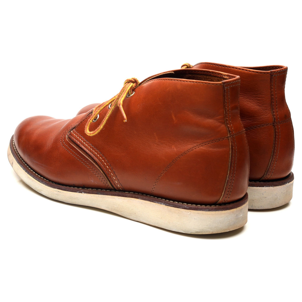 &#39;3140&#39; Tan Brown Leather Chukka Boots UK 11 US 12