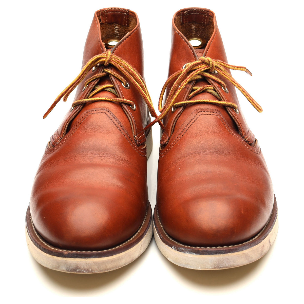 &#39;3140&#39; Tan Brown Leather Chukka Boots UK 11 US 12