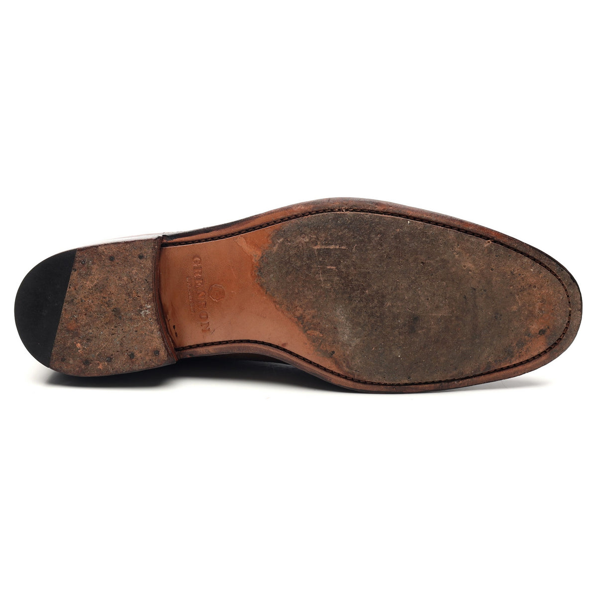 &#39;Dylan&#39; Brown Leather Brogues UK 10.5 F