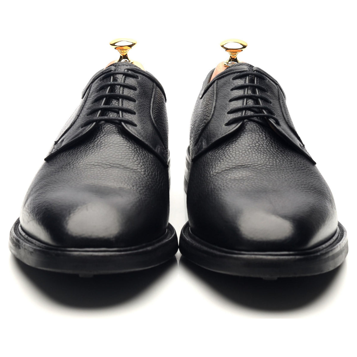 &#39;Fernie&#39; Black Leather Derby UK 11 F